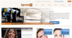 Desktop Screenshot of expressionsmd.com